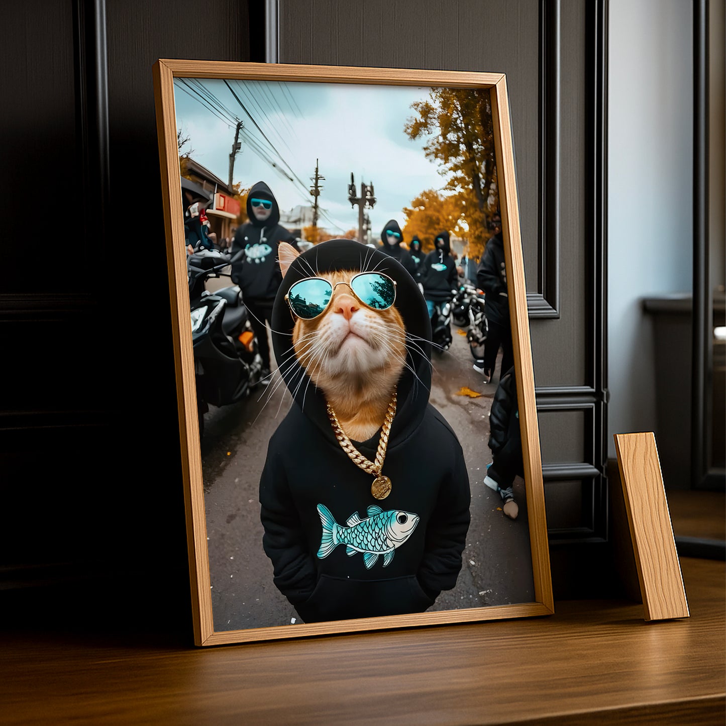 Cadre photo Chat Chill