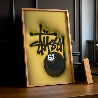 Cadre photo Stüssy - 3D Orange