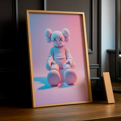 Poster Kaws - Companion Rose