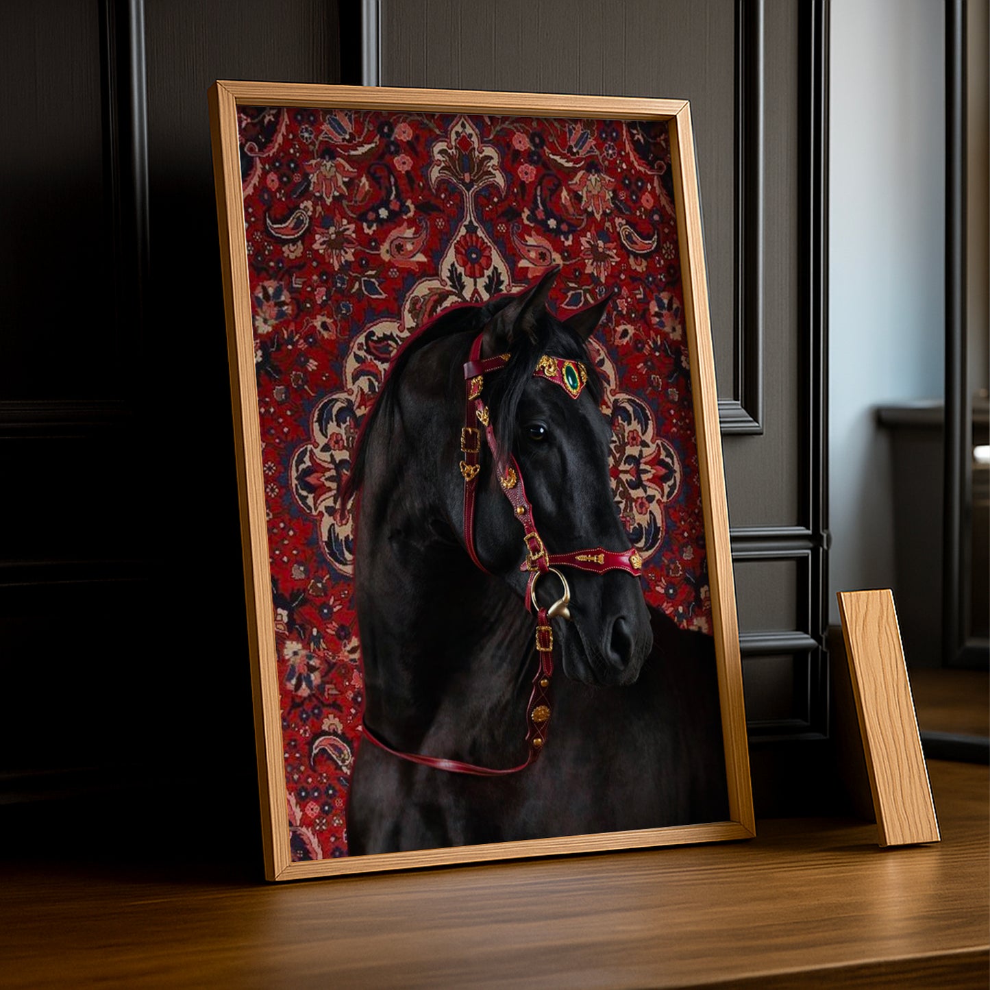 Cadre photo Équitation - Cheval Aesthetic Rouge