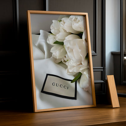 Cadre Photo Gucci - Tulipes Blanche