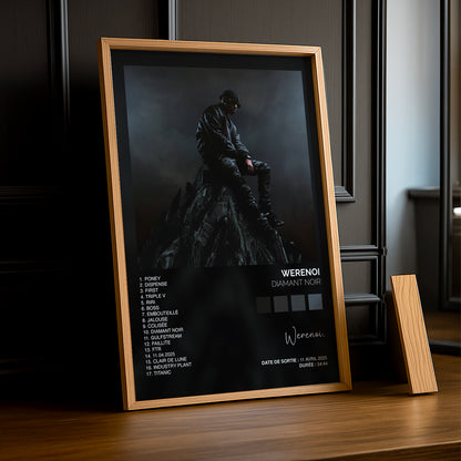 Cadre photo Album Musicaux - Diamant Noir de Werenoi