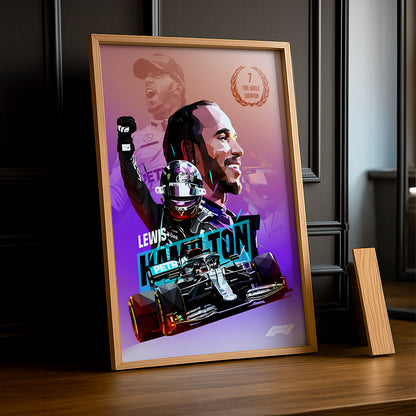 Cadre photo Lewis Hamilton Formula 1