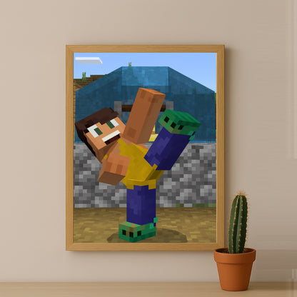 Cadre photo Minecraft - Crocs