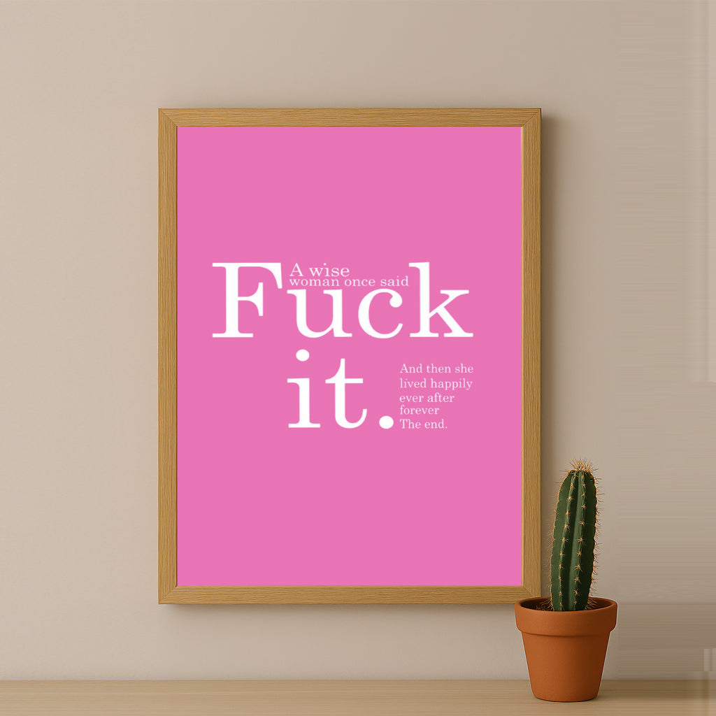 Cadre photo Citation - Fu It