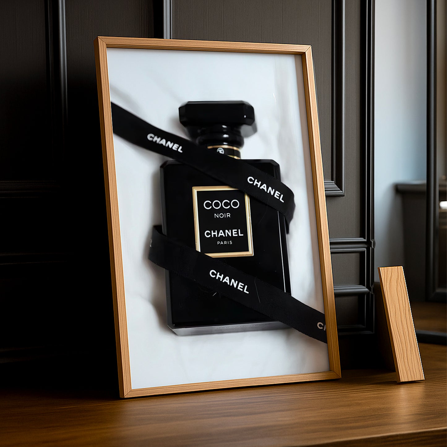 Poster Photo Chanel - Coco Noir Ruban