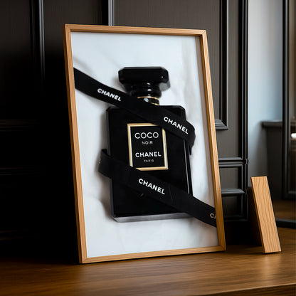 Poster Photo Chanel - Coco Noir Ruban