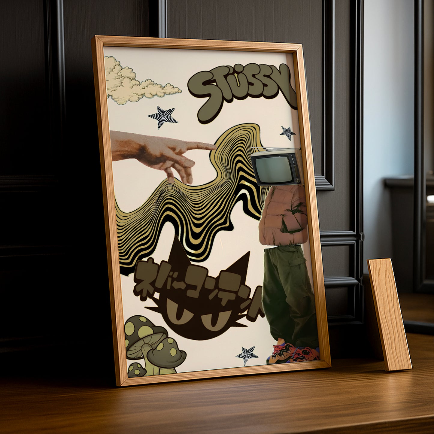 Cadre photo Stüssy illustration