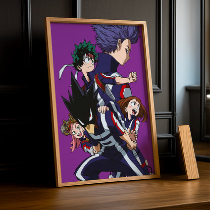 Cadre Photo My Hero Academia - Purple