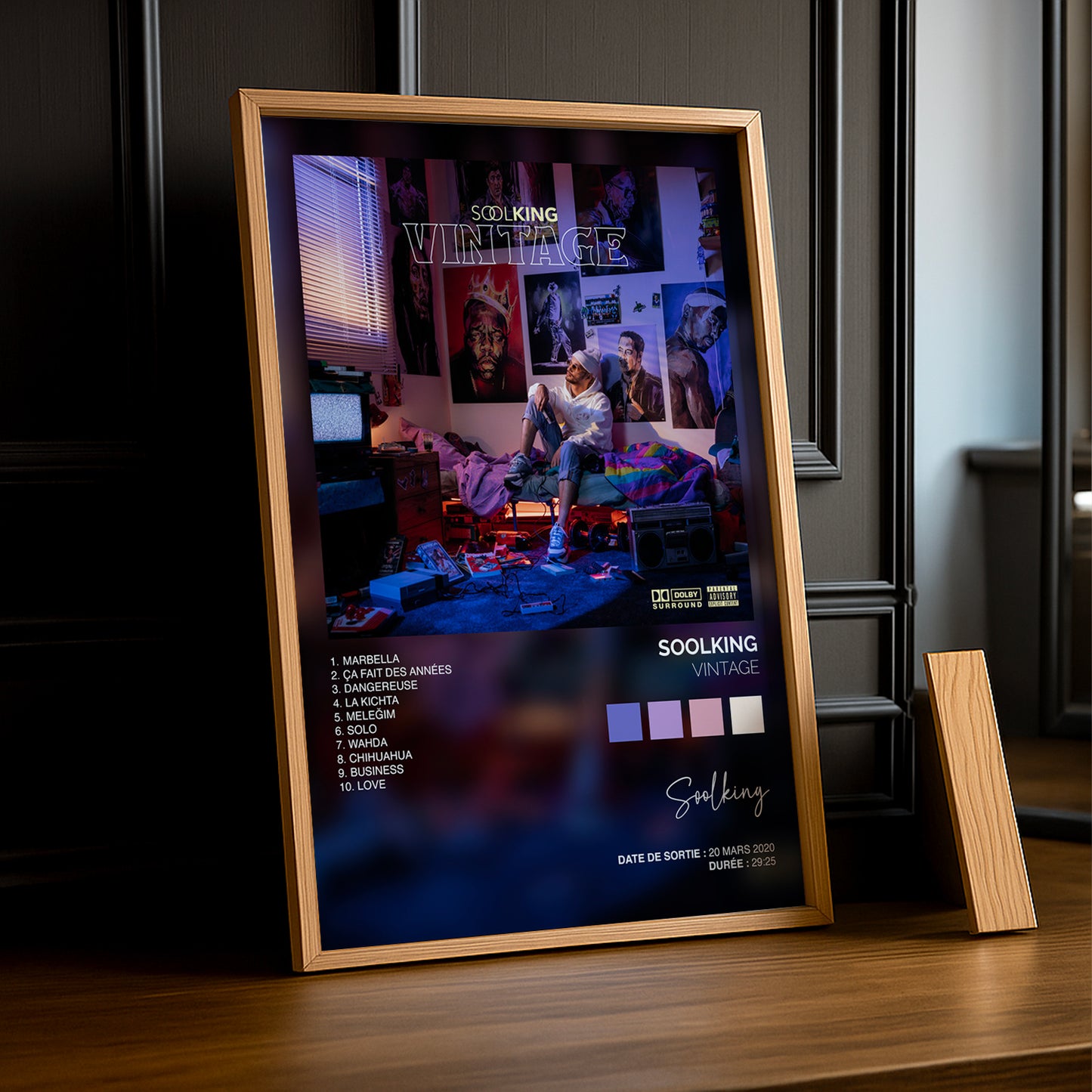 Cadre photo Album Musicaux - Vintage de Soolking