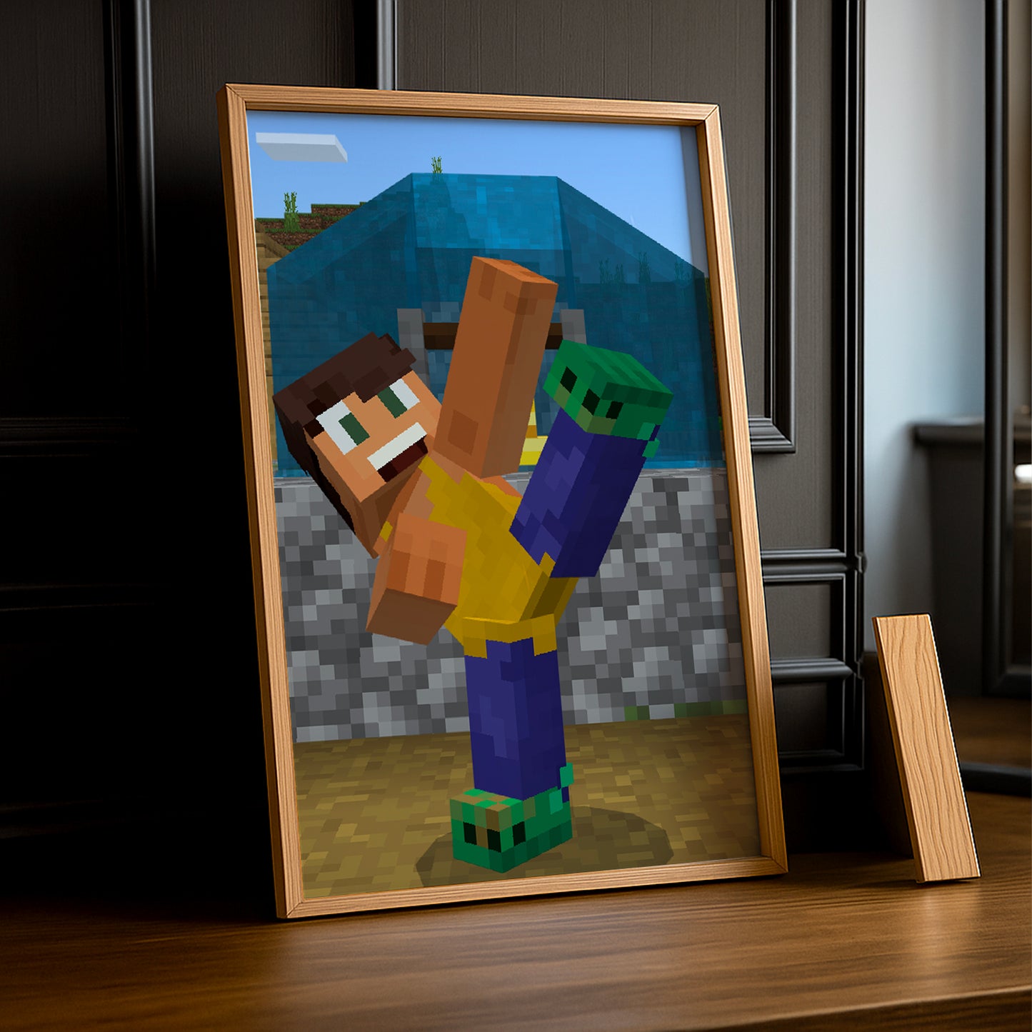 Cadre photo Minecraft - Crocs