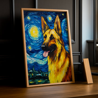 Cadre Photo Chien - Doberman illustration