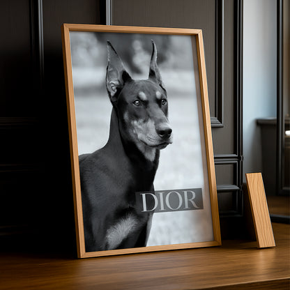 Cadre photo Dior Dog