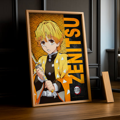 Cadre Photo Demon Slayer - Zenitsu