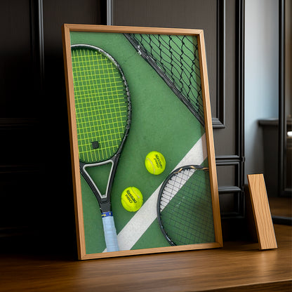 Cadre photo Tennis - Green Court