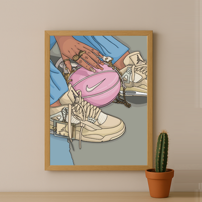 Poster Nike Jordan Basketball