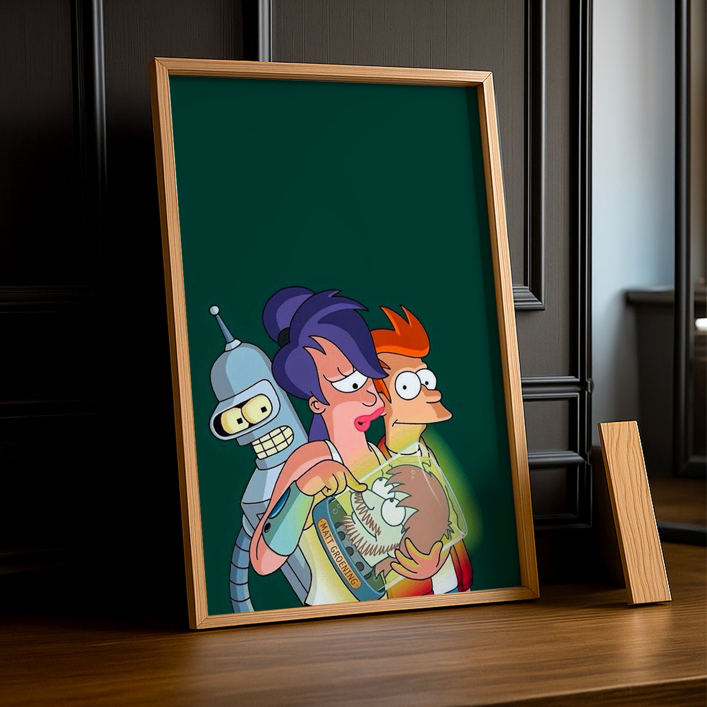 Cadre Photo Futurama - Leela, Bender et Philip