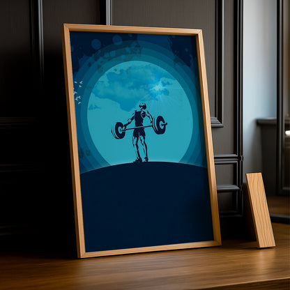 Cadre Photo Musculation - Soulever de Terre