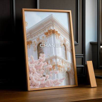 Cadre photo Chanel - Aesthetic Pink