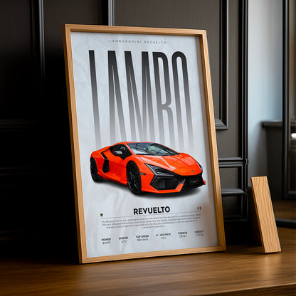 Cadre photo Lamborghini Revuelto