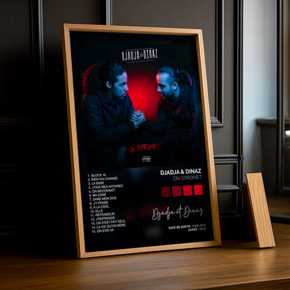 Cadre photo Album Musicaux - On S'Promet de Djadja & Dinaz