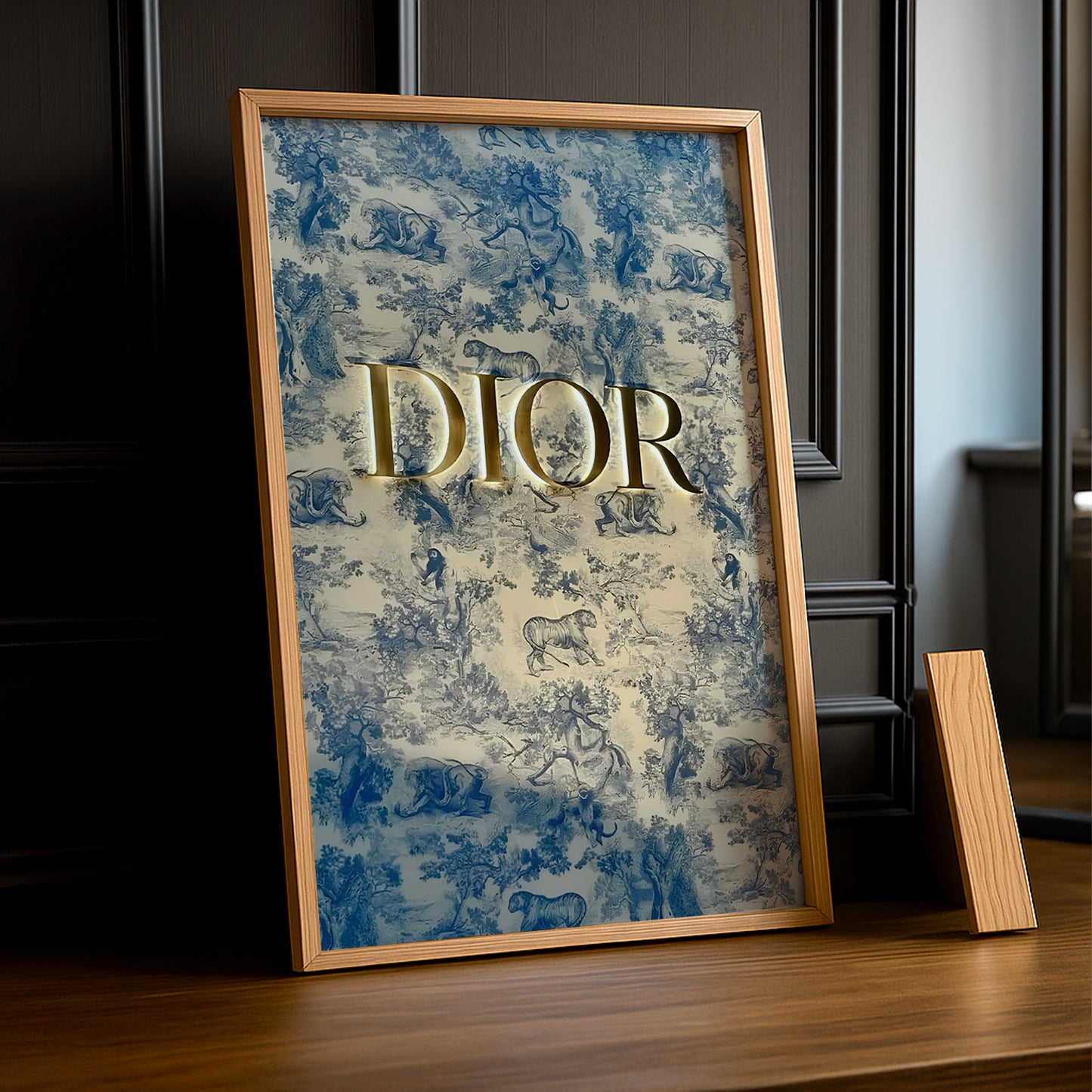 Cadre photo Dior Logo Gold