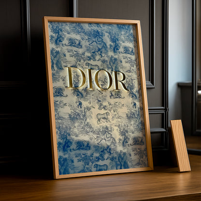 Cadre photo Dior Logo Gold