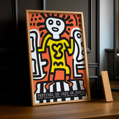 Cadre Photo Keith Haring - Festival de Jazz