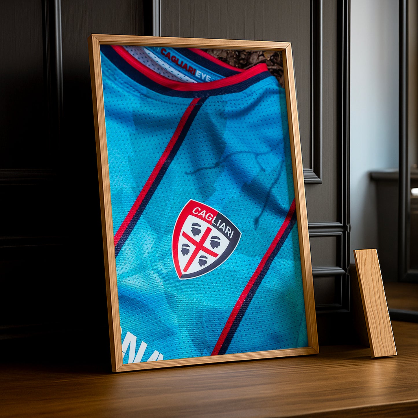 Poster Maillot Football - Cagliari Kit 25-26