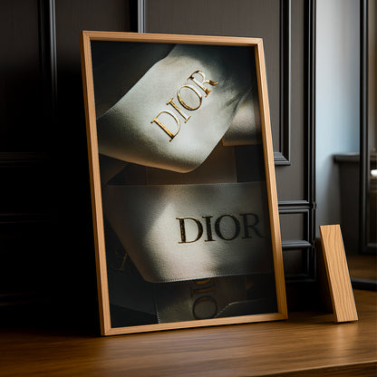 Cadre photo Dior Ruban dorée