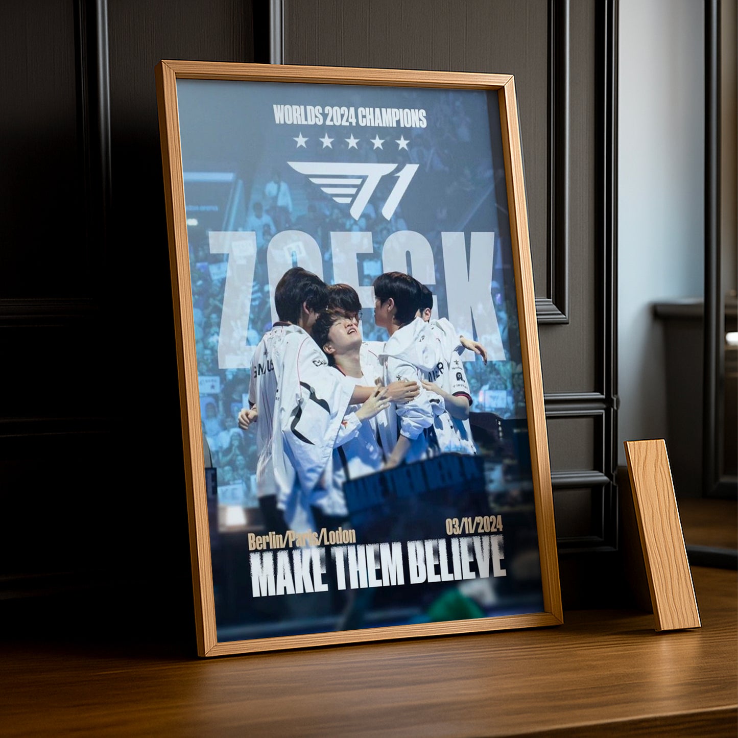 Cadre Photo SK Telecom T1 - Make Them Believe