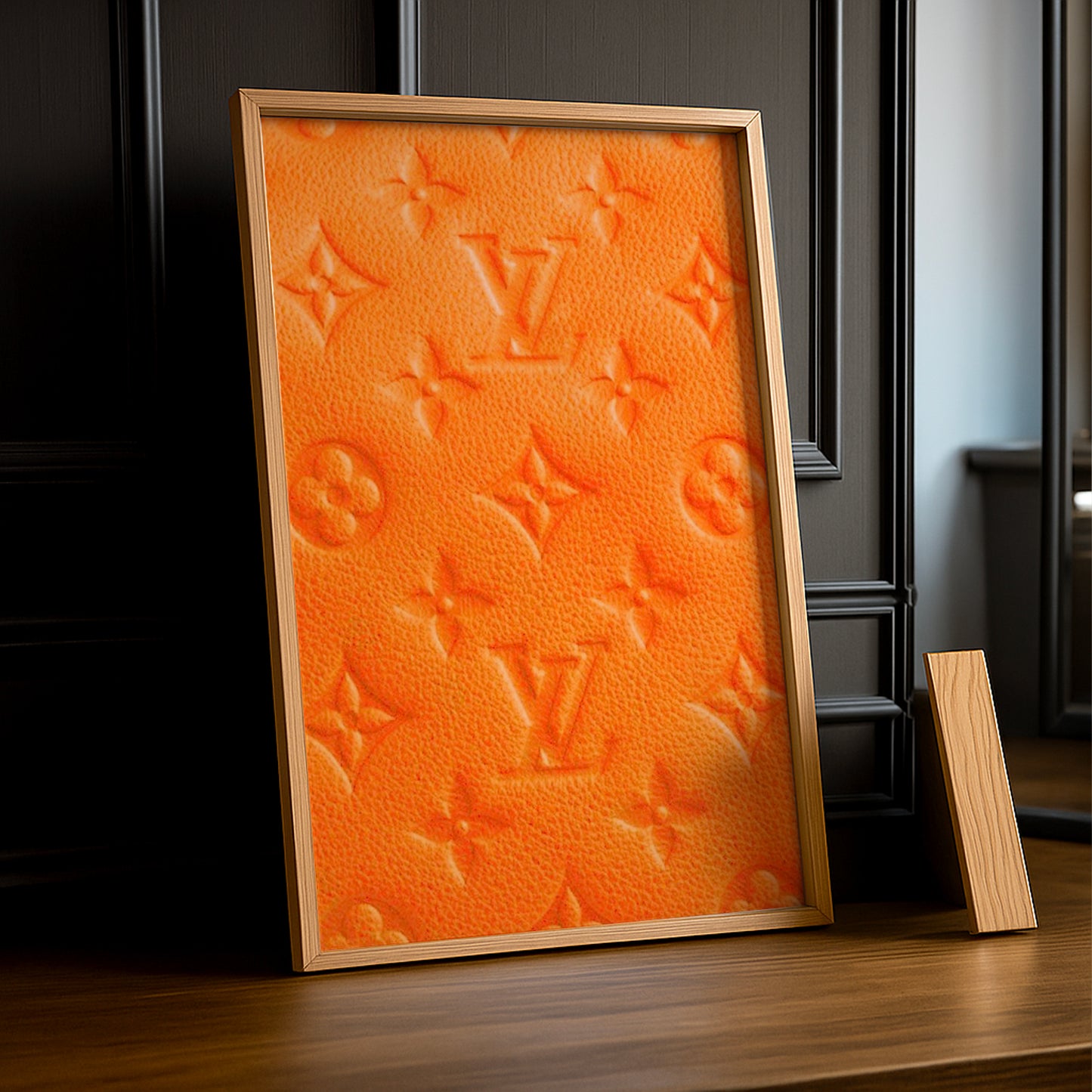 Cadre photo Louis Vuitton orange
