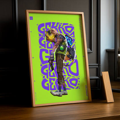 Cadre Photo Valorant - Gecko