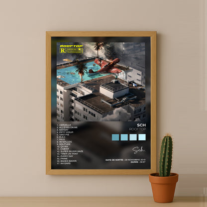 Poster SCH - Album Rooftop