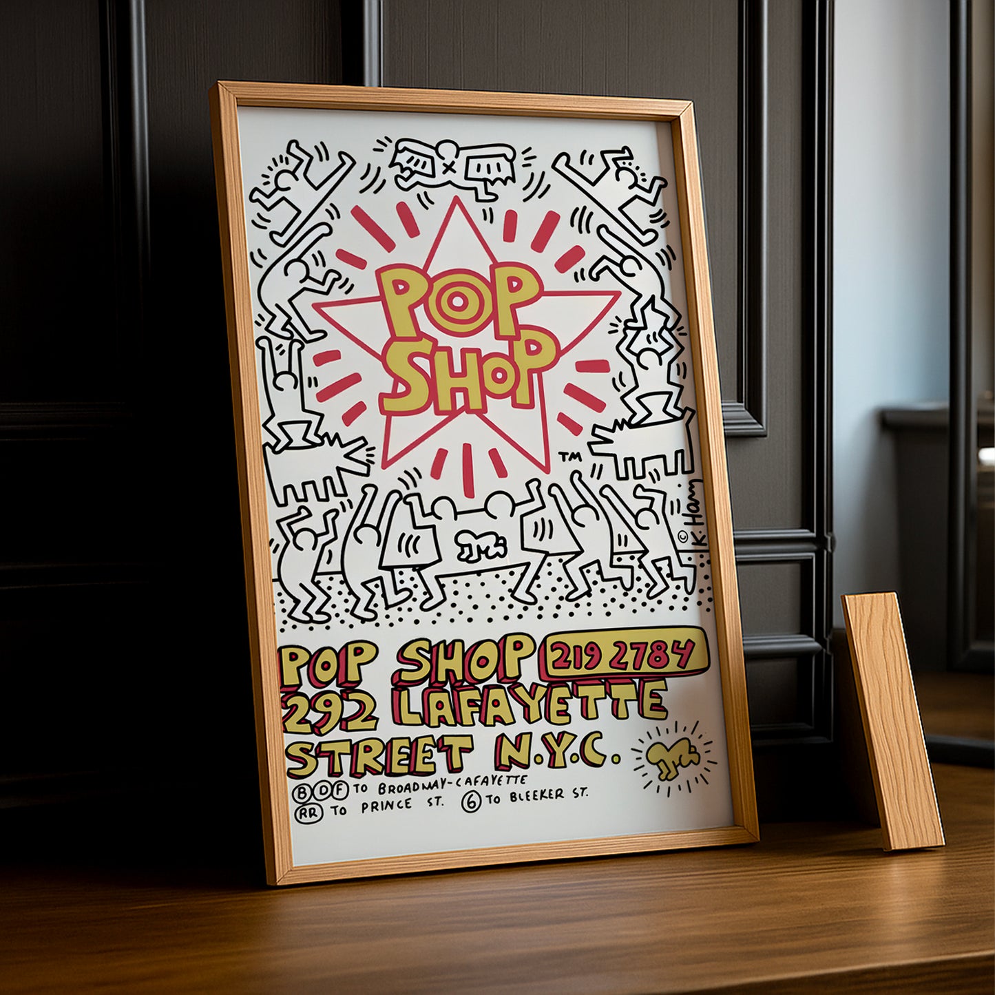 Cadre photo Keith Haring