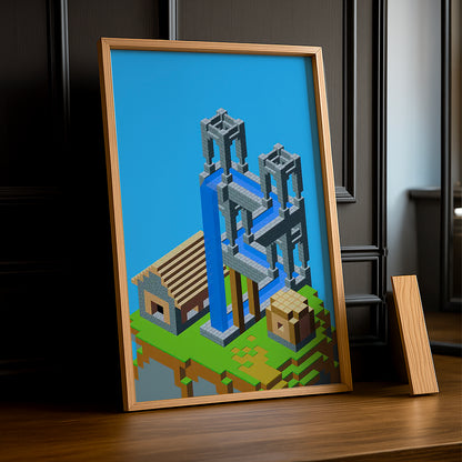 Cadre photo Minecraft - Construction