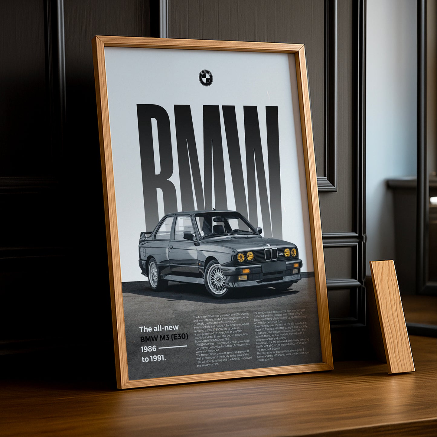 Poster Voitures - BMW M3 E30