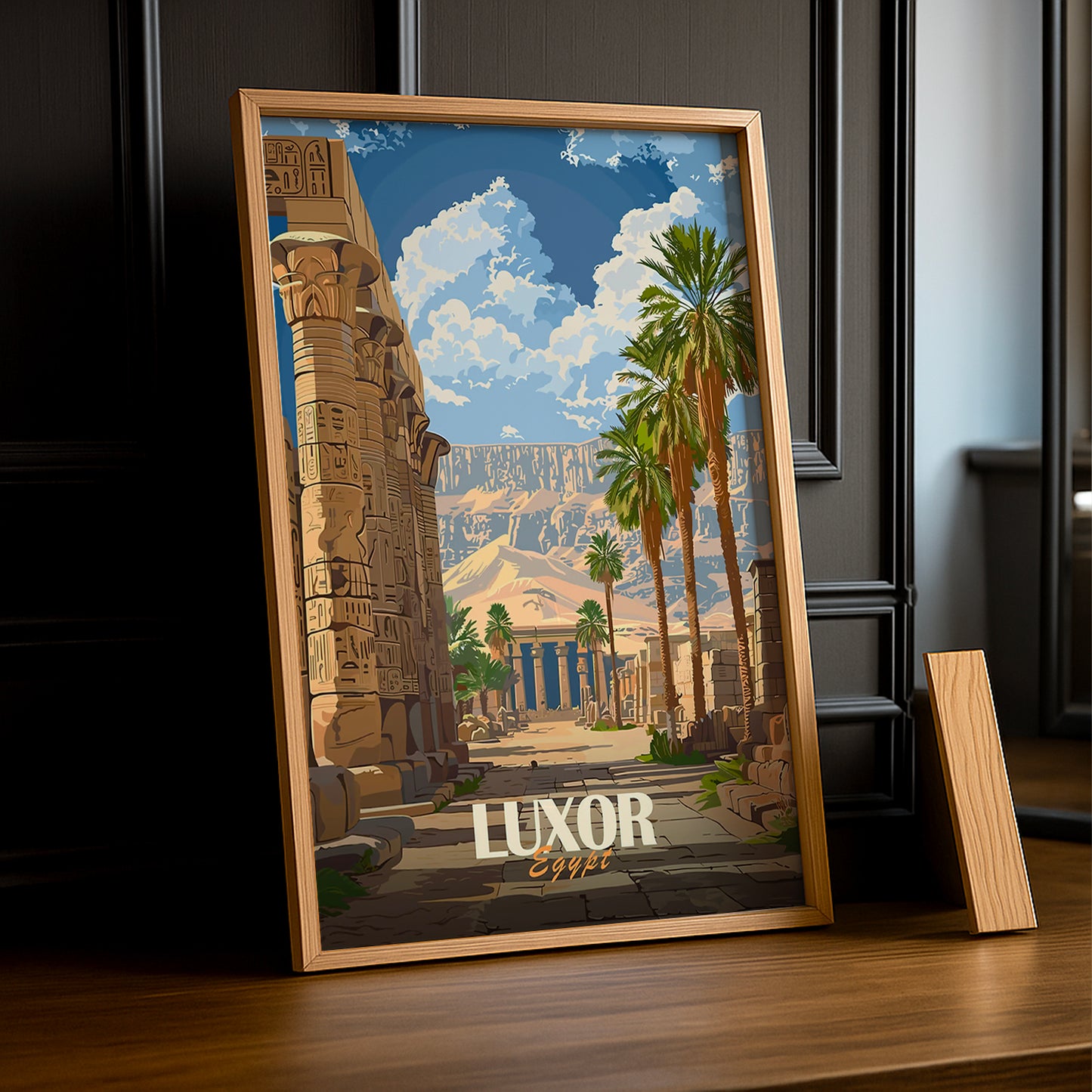 Cadre photo Luxor Egypt