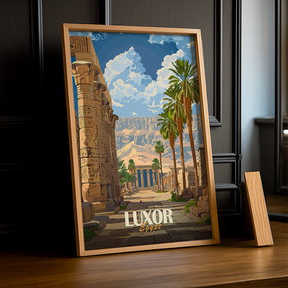 Cadre photo Luxor Egypt