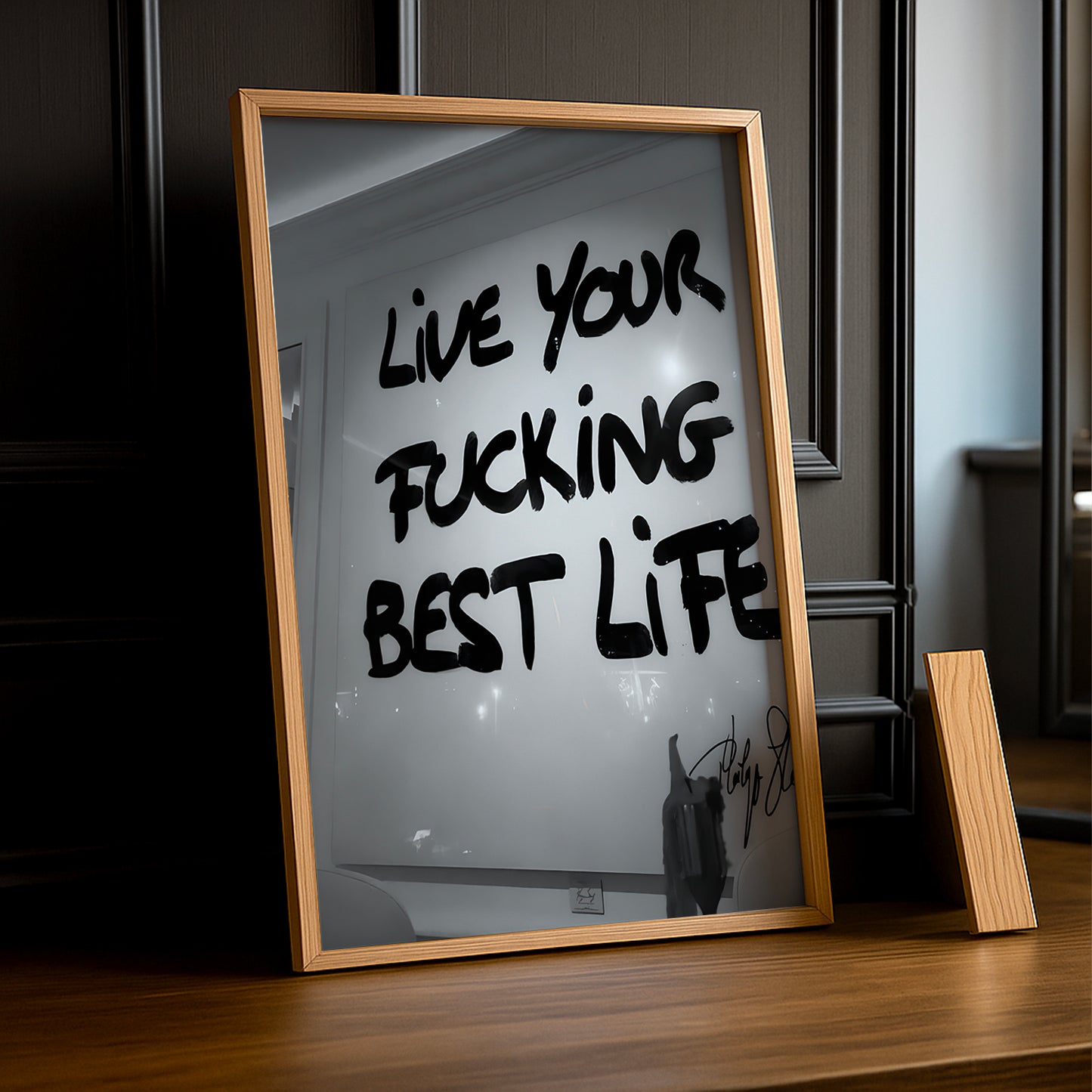 Cadre photo Citation - Live Your Best Life