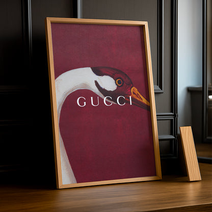Cadre Photo Gucci - Autruche Bordeaux