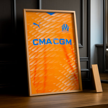 Cadre photo Maillot third Olympique de Marseille