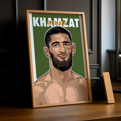 Poster UFC - Khamzat Chimaev Illustration