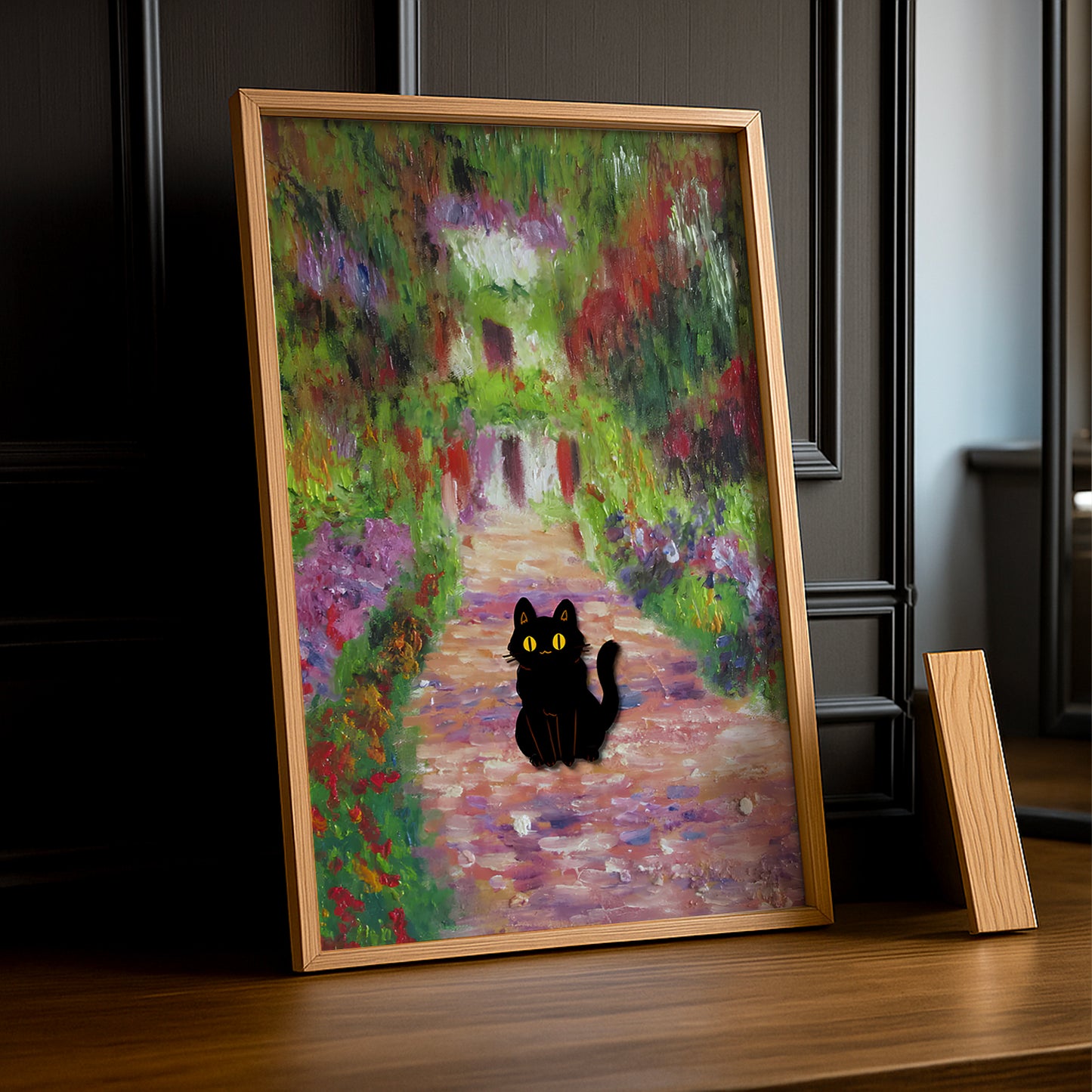 Cadre photo Chat Art Peinture