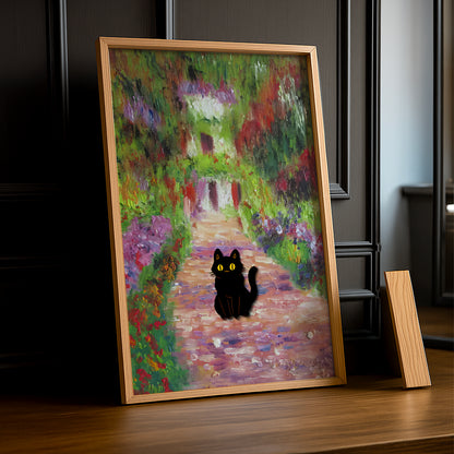 Cadre photo Chat Art Peinture