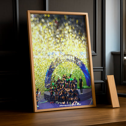 Cadre photo Marquinhos PSG Ligue des champions