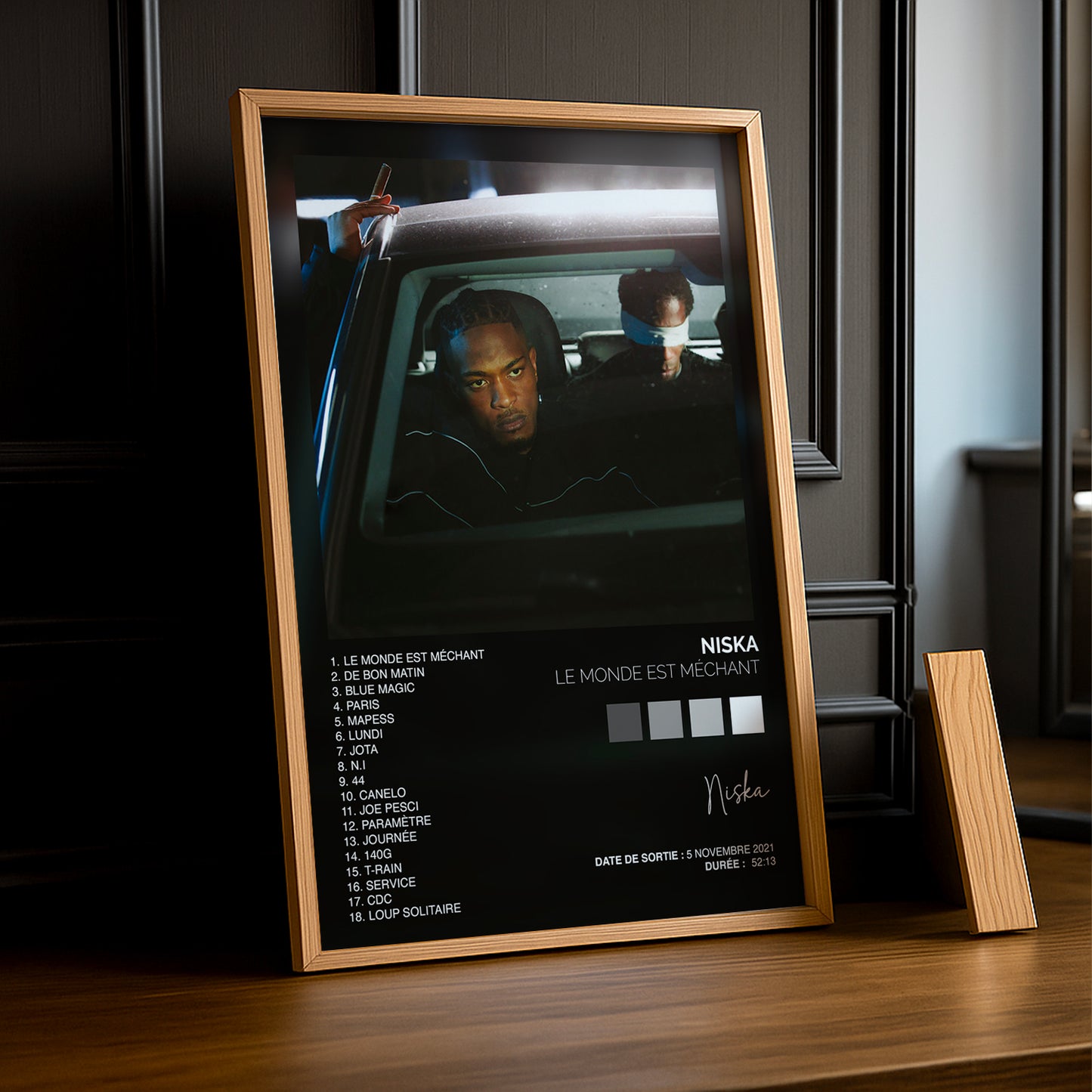 Cadre photo Album - Le monde est méchant de Niska