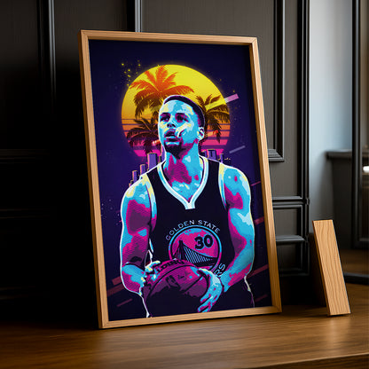 Cadre photo Stephen Curry NBA