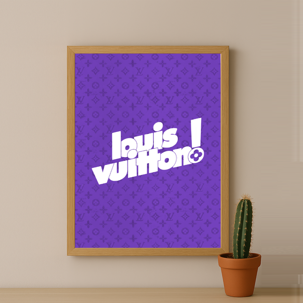 Cadre photo Louis Vuitton Purple