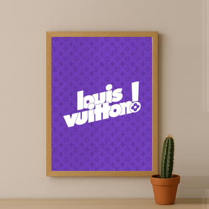 Cadre photo Louis Vuitton Purple